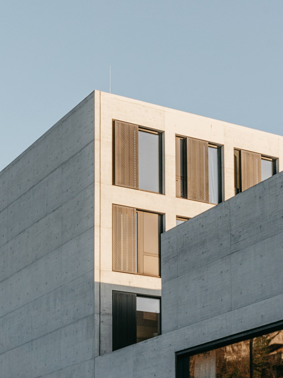 Exterior of a modern media company office building