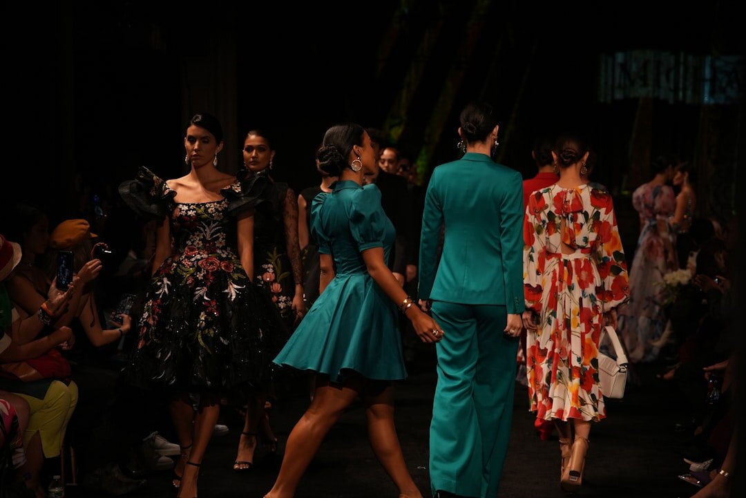 famous model on runway
